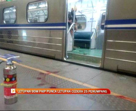 Letupan bom paip punca letupan cedera 25 penumpang