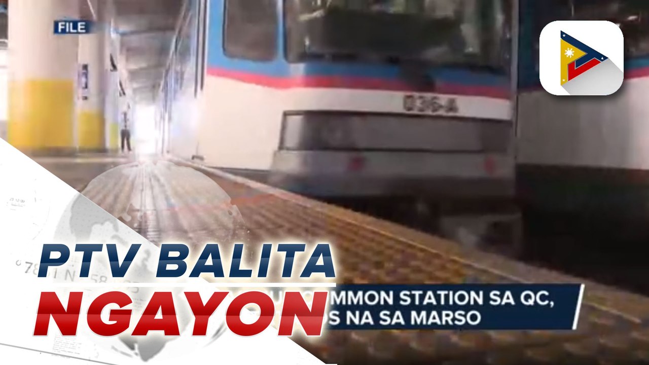 North Avenue Common Station sa QC, matatapos na ngayong Marso