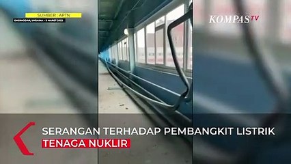 Penampakan Pembangkit Nuklir Zaporizhzhia Rusak Usai Diserang Rusia