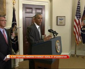8,400 tentera Amerika Syarikat kekal di Afghanistan