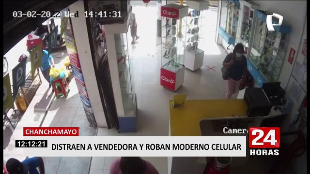 Chanchamayo: distraen a vendedora y roban moderno celular