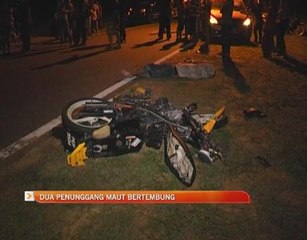 Dua penunggang maut bertembung
