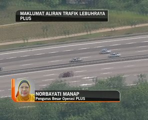 Maklumat aliran trafik Lebuhraya PLUS