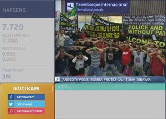 Anggota polis, bomba protes gaji tidak dibayar