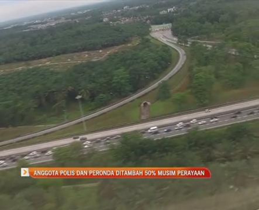 Anggota polis dan peronda meningkat 50 peratus