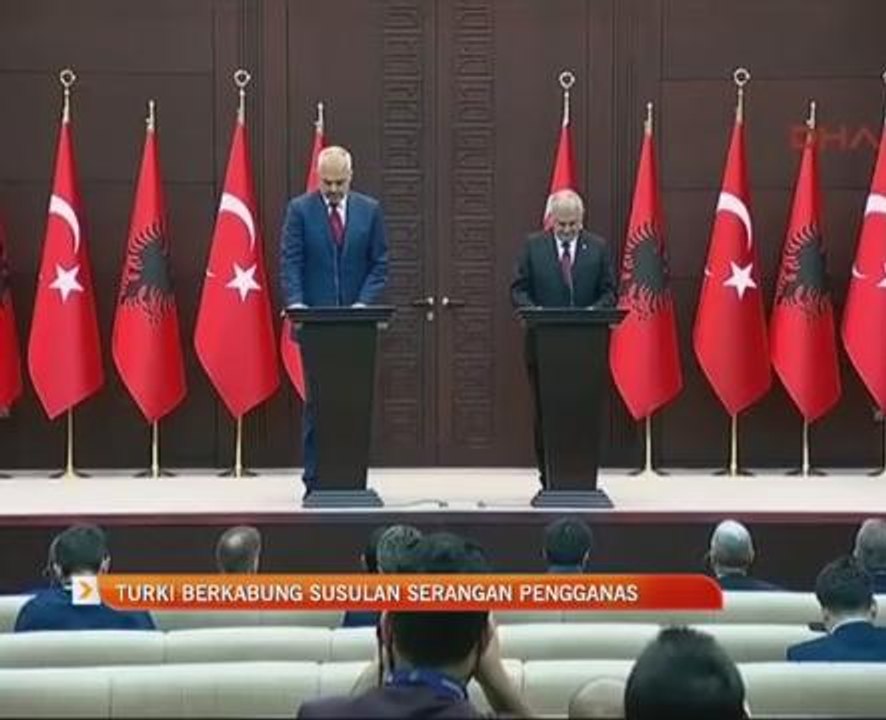 Turki berkabung susulan serangan pengganas