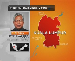 Perintah gaji minimum 2016