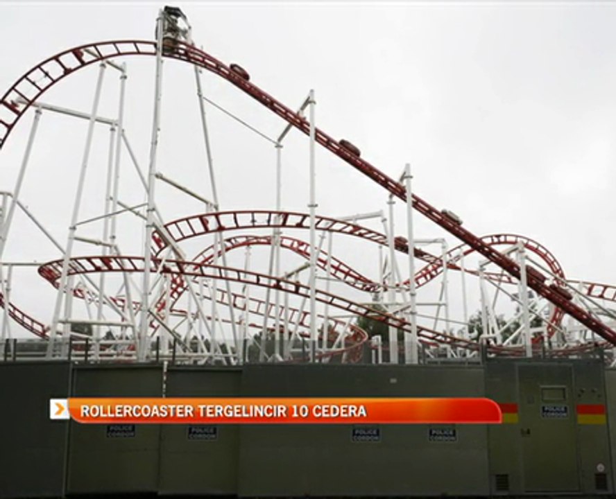 Rollercoaster tergelincir 10 cedera