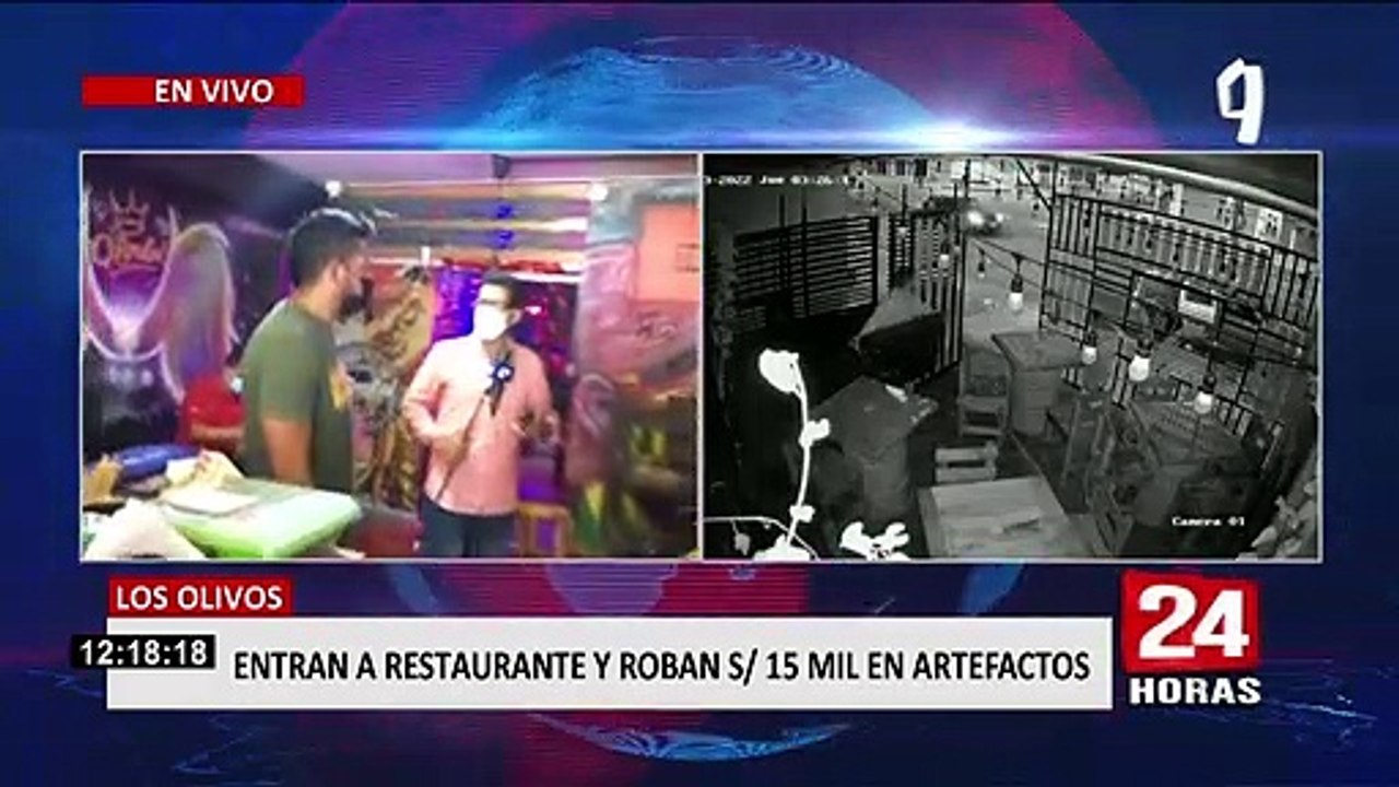 Ingresan a restaurante y se llevan S/15 mil en artefactos en Los Olivos