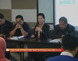 Tiada kem latihan pusat bagi kontinjen Malaysia ke Rio