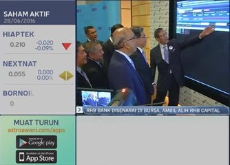 RHB Bank disenarai di Bursa, ambil alih RHB Capital