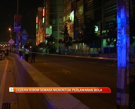 Cedera dibom semasa menonton perlawanan bola