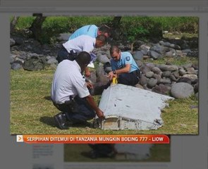 Serpihan ditemui di Tanzania mungkin Boeing 777 - Liow Tiong Lai