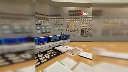 Rusya’nın saldırı gerçekleştirdiği Zaporijya Nükleer Santrali'nin kontrol odası görüntülendi
