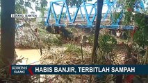 DPUPR Provinsi Banten dan Warga Gotong Royong Bersihkan Sampah Sisa Banjir