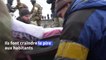 Près de Kiev, les habitants fuient pour échapper aux bombes