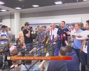 20 penyokong Rusia tiba di Moscow