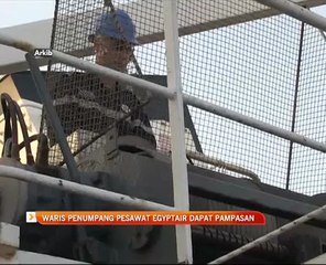 Waris penumpang pesawat EgyptAir dapat pampasan