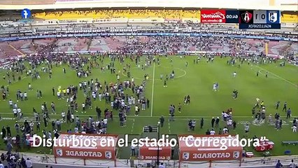 Meksika'da saha karıştı! Olaylar çıktı