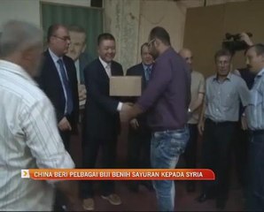 China beri pelbagai biji benih sayuran kepada Syria