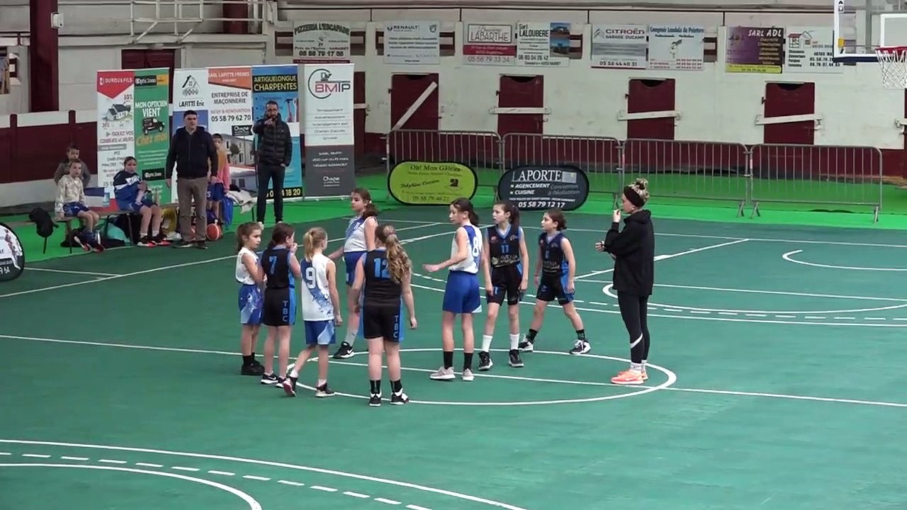 05.03.2022  U11 Poussines Tursan Basket Chalosse 1 - PST Basket Tartas 1e Partie