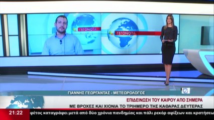 Ο μετεωρολόγος, Γ. Γεωργαντάς στο δελτίο του Star