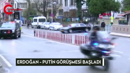 Erdoğan - Putin görüşmesi başladı