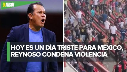 "Hoy regresamos a la época de barbarie": Juan Reynoso sobre violencia en el Querétaro vs Atlas
