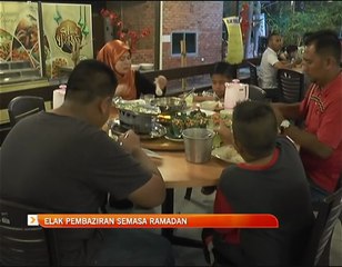 Elak pembaziran semasa Ramadan