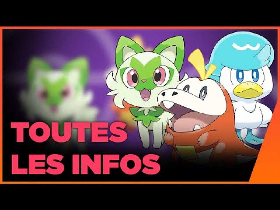 Nouveau Pokémon : Tout ce qu'il faut savoir sur Écarlate et Violet  DAILY du 28/02/2022