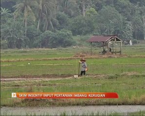 Skim Insentif Input Pertanian imbangi kerugian