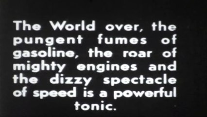 _Speedway - Car Racing Documentary (Circa 1940)