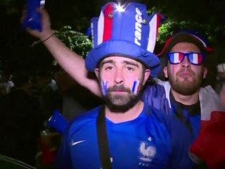 Euro 2016: Fans celebrate France 2-1 victory over Romania