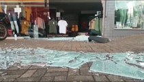 Bandidos invadem loja utilizando veículo Saveiro e furtam objetos