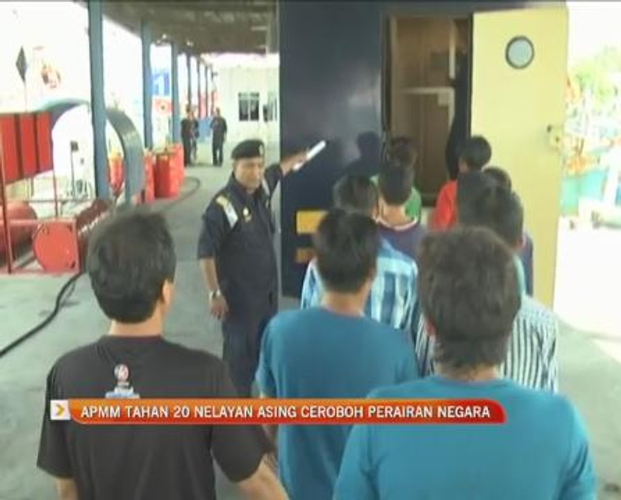 APMM tahan 20 nelayan asing ceroboh perairan negara