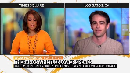 Tyler Shultz reacts to Elizabeth Holmes verdict