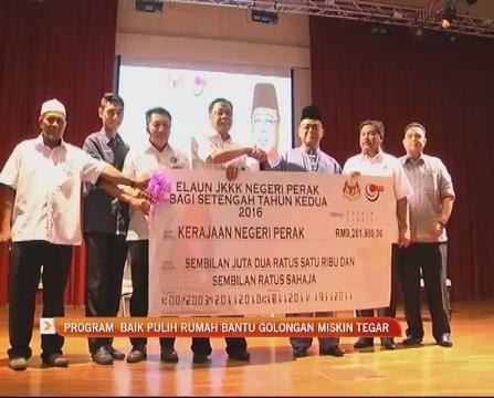 Program Bantuan Baik Pulih Rumah 2016 bantu golongan miskin tegar