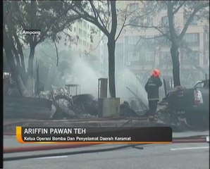 Enam gerai termasuk dua bengkel musnah dijilat api