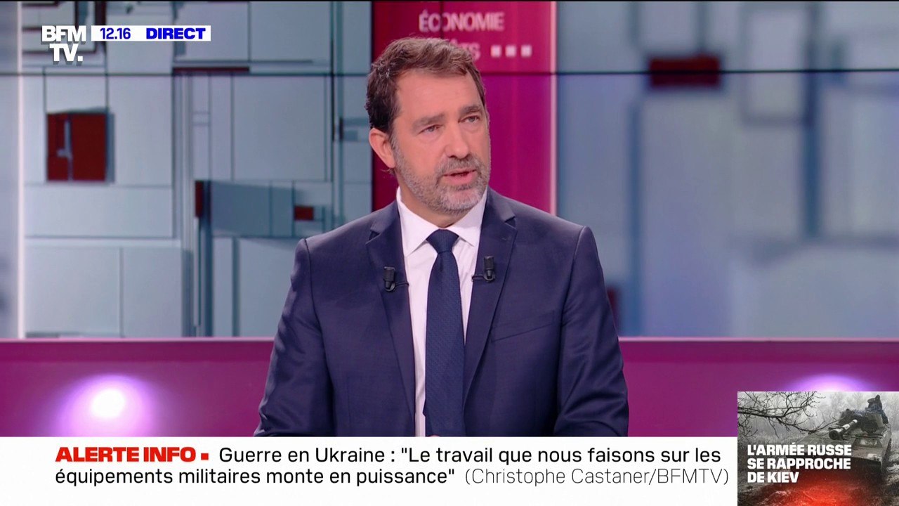 Christophe Castaner affirme qu'il n'y a, pour l'heure, "pas de pression particulière" sur les ressortissants français en Russie