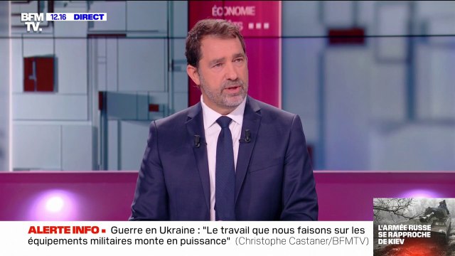 Christophe Castaner affirme qu'il n'y a, pour l'heure, pas de pression particulière sur les ressortissants français en Russie