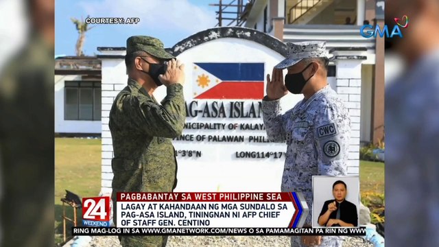 Lagay at kahandaan ng mga sundalo sa Pag-asa island, Tiningnan ni AFP Chief... | 24 Oras Weekend