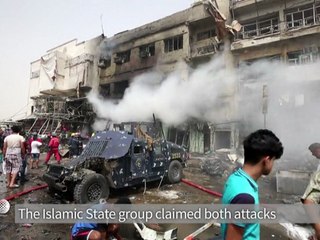 Baghdad area hit by deadly twin suicide bombings