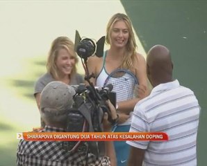 Sharapova digantung dua tahun atas kesalahan doping