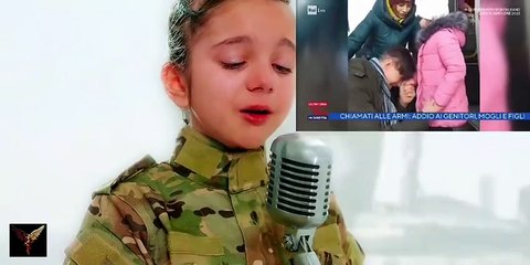 Niña Ucraniana - Llora Cantando Por Su Pais