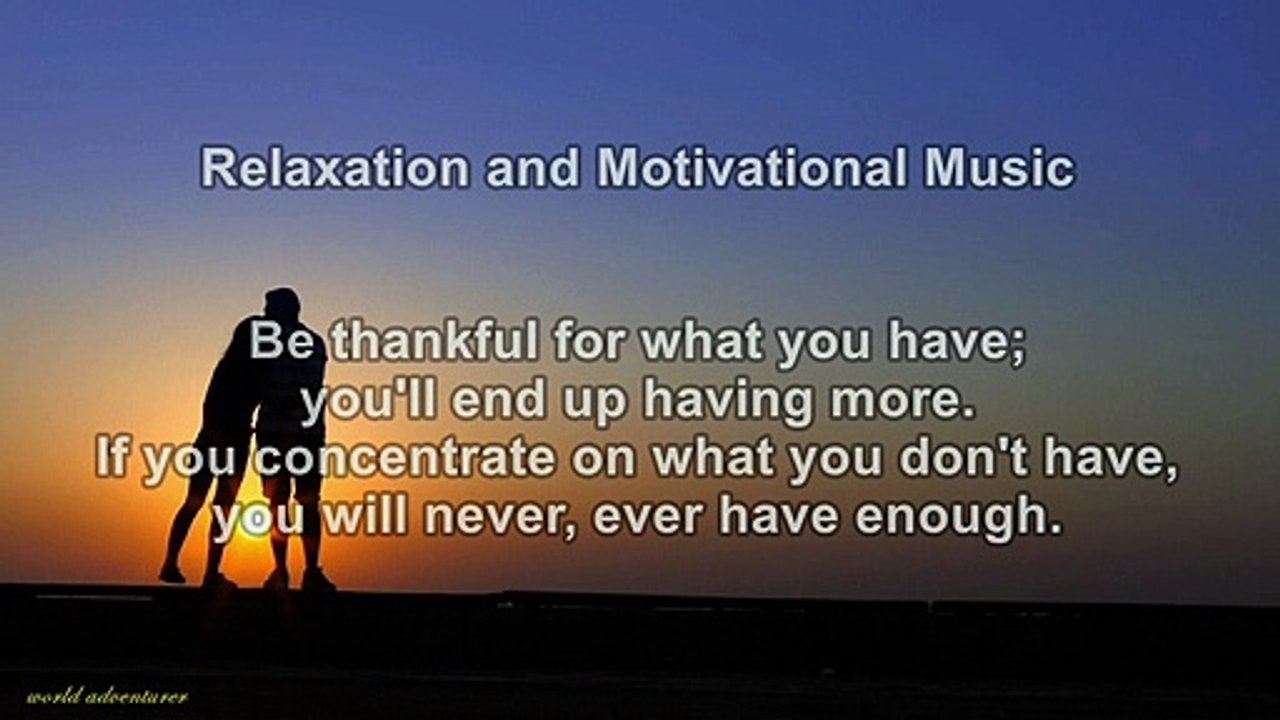 Relaxation and Motivational Music