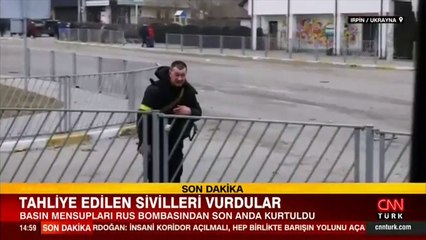 Tahliye edilen sivilleri vurdular