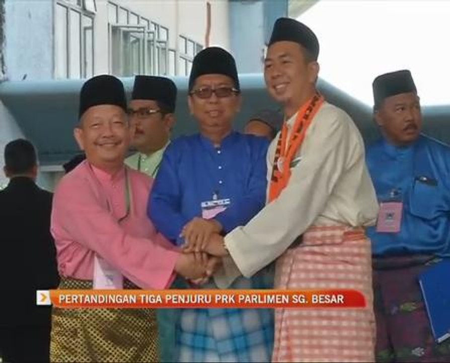 Pertandingan tiga penjuru PRK Parlimen Sungai Besar