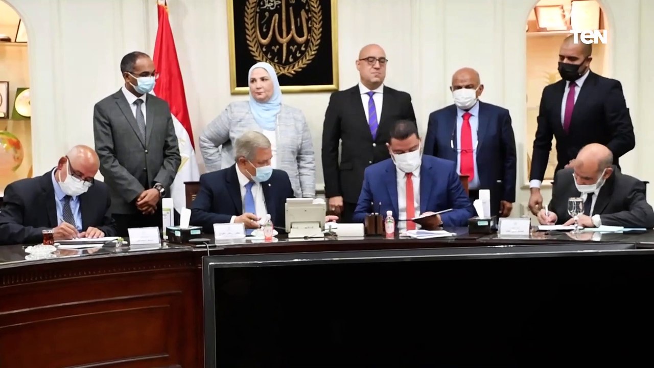 مراسم توقيع بروتوكول تعاون مع جمعية الأورمان لتوصيل المياه النظيفة للأسر الأولى بالرعاية