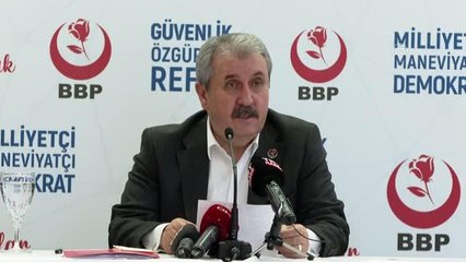 Destici: "Seçim barajının sıfır ya da en fazla yüzde 3 olmasını arzu ediyoruz"