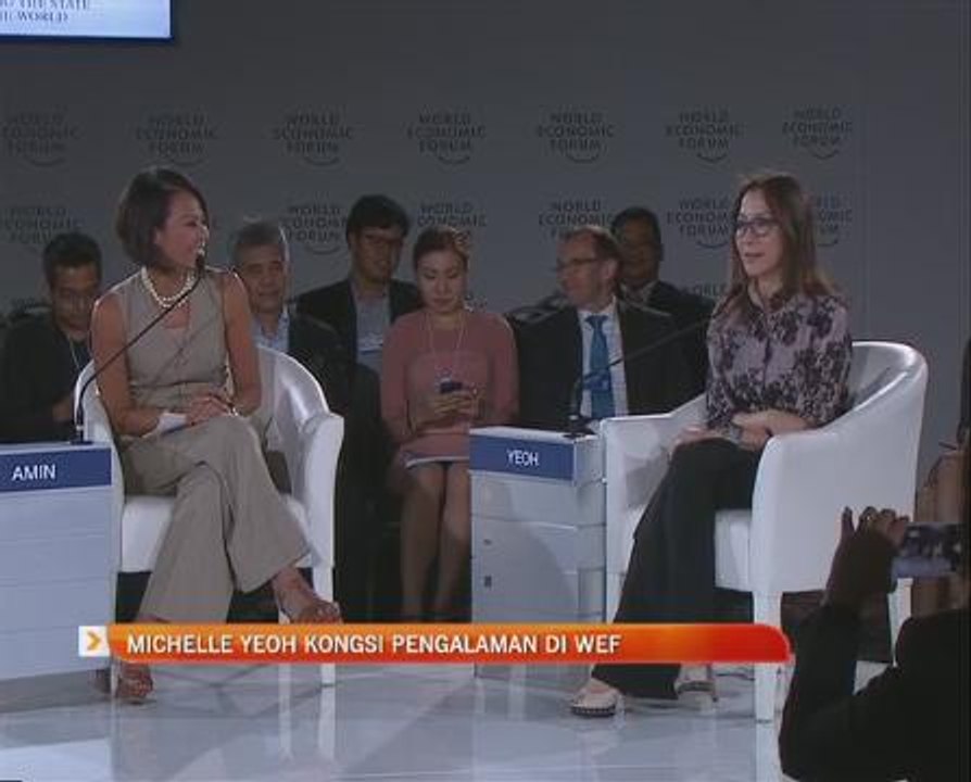 Michelle Yeoh kongsi pengalaman di WEF